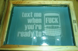 Some screen for Amanda