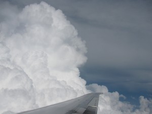 fluffy clouds